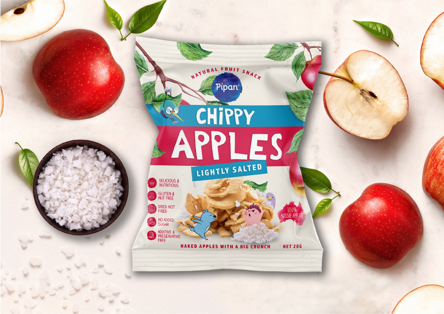 Chippy Apples Lightly Salted